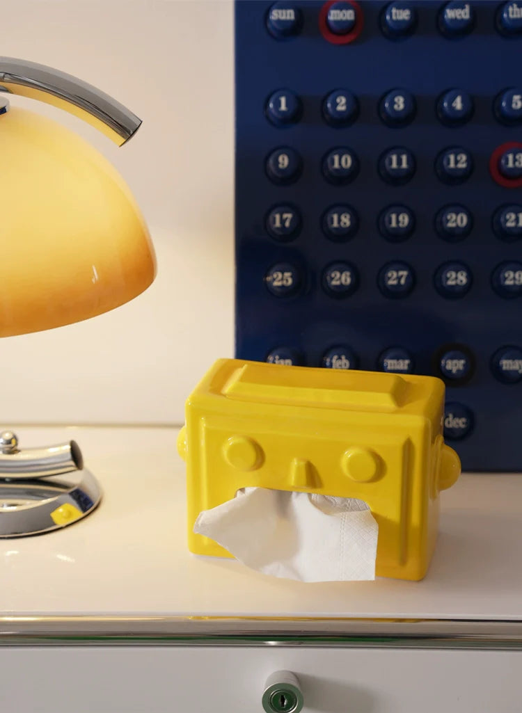 LENYVASEN Nova Robot-Themed Ceramic Storage Box from LENYVASEN