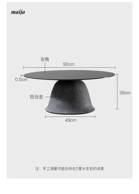 LAZYSPACE Leo Italian Rock Board Table from LAZYSPACE