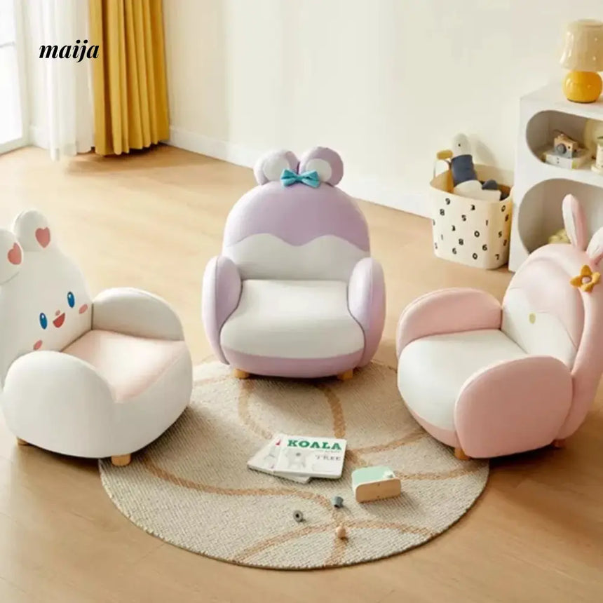 LINSYKIDS Cartoon Children's Reading Sofa from LINSY KIDS