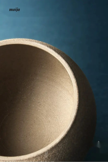 JOTO Handmade Rough Pottery Tea Washing Bowl Set from JOTO