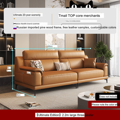 DIPU Zara Italian Cowhide Sofa from DIPU