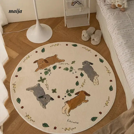 TIPTOE Rabbit Treasure Rug from TIPTOE