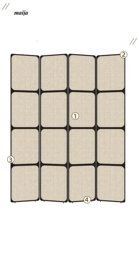 HARUNO Sophie Rattan Partition Wall from maija