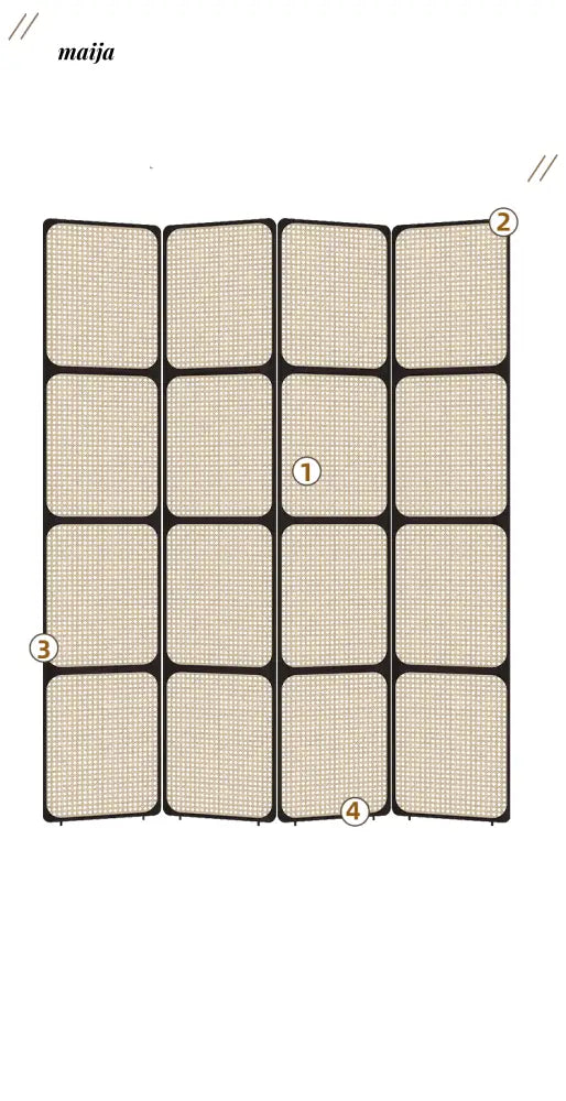HARUNO Sophie Rattan Partition Wall from maija