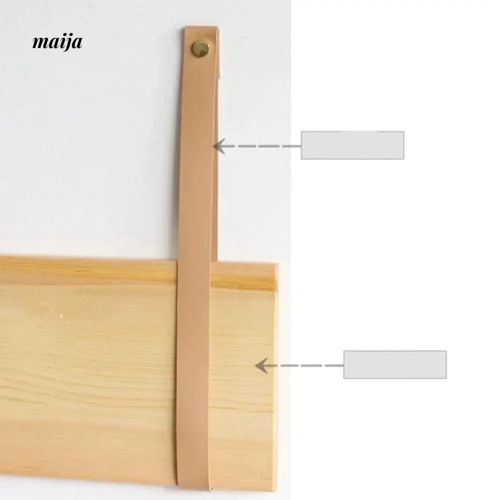 WULIHOME Solid Wood One-Line Shelf Rack with Desktop Storage