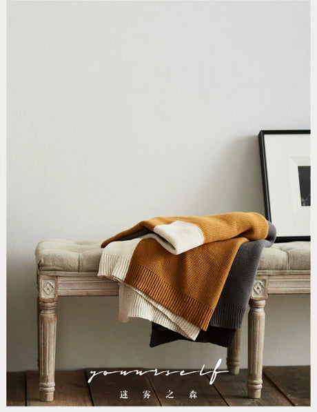MISTYWOOD Knitted Cotton Duvet for Bed from MISTYWOOD