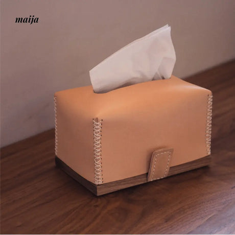 MUMO Chloe Solid Wood Tissue Box from MUMO