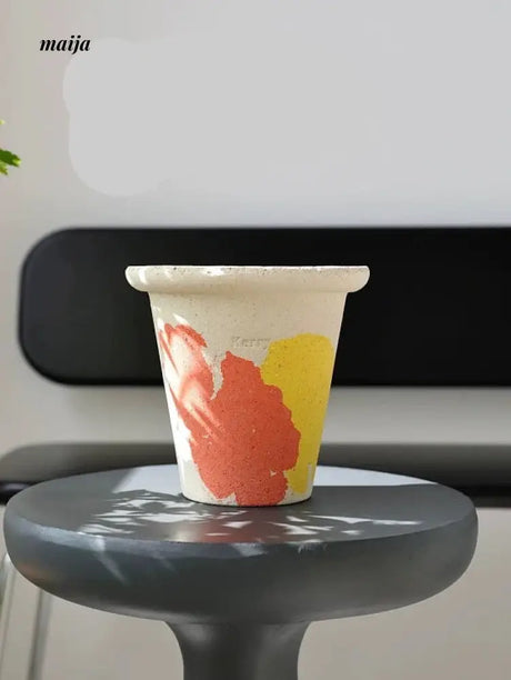 KERRY Handmade Abstract Colour Splash Flower Pot from maija