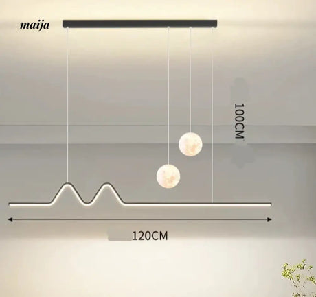 GVG Minimalistic Creative Bar Ceiling Lamp from GVG