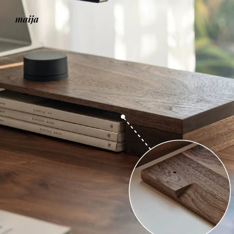 MUMO Clara Solid Wood Desktop Storage Riser from MUMO
