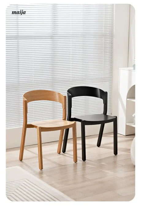 MIKA White Oak Backrest Dining Chair from MIKA