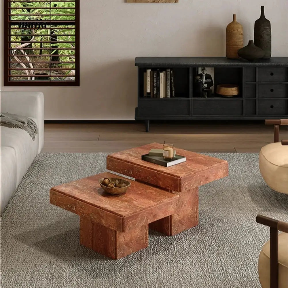 Sana Natural Travertine Coffee Table from maija