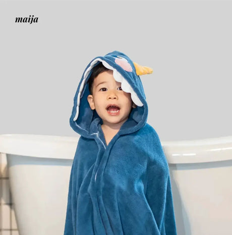 NUANYOU Children's Cartoon Cotton Bathrobe from maija