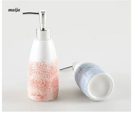 KULE HOME Ceramic Lotion and Shampoo Bottle from KULE HOME