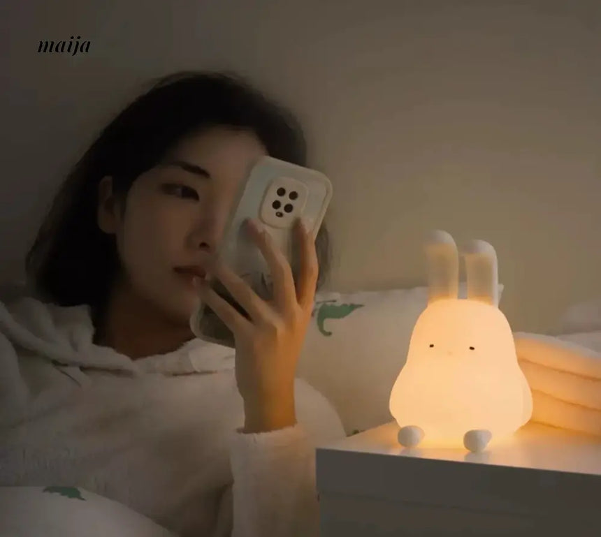 MUID Squeezy Rabbit Folded Ears Night Lamp from maija
