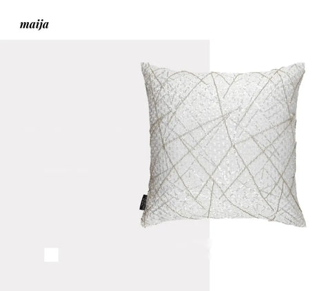 HOUSE OF YINN Luxury Tassel Corrugated Pillow Cushion from HOUSE OF YINN
