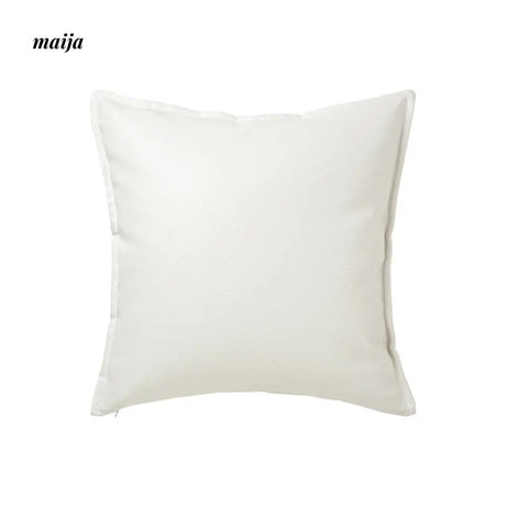 Vegan Leather Square Cushion from maija