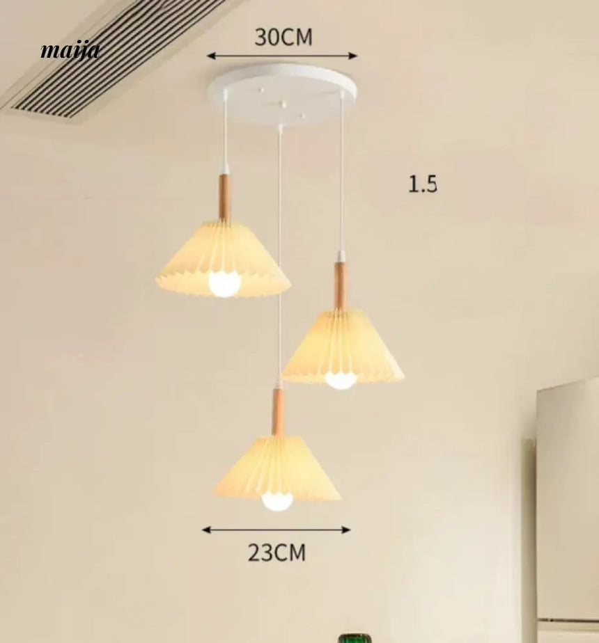 GVG Pleated Lampshade Pendant Lamp from GVG