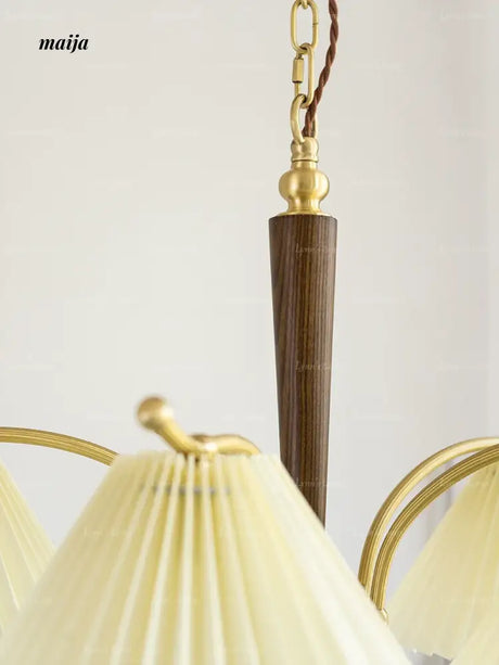 LYNN Japanese Retro Copper Ceiling Lamp from Lynn's Lamp
