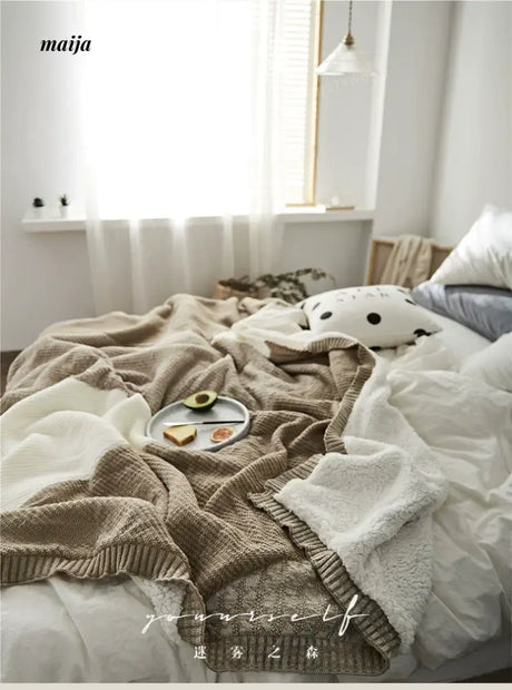 MISTYWOOD Warm Plush Sofa Duvet for Sleep from MISTYWOOD