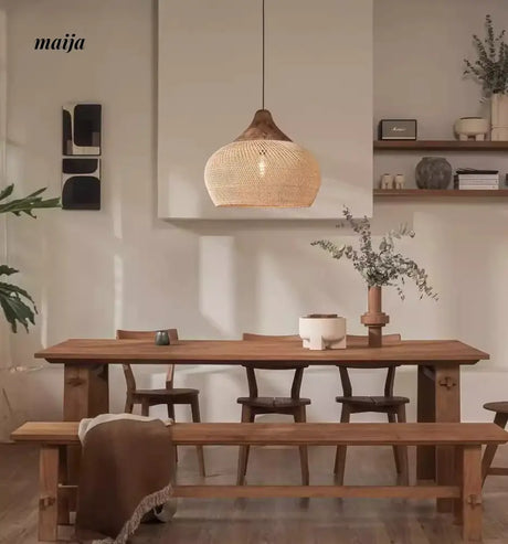 ZHONGSHAN Zen Rattan Chandelier for Restaurant from ZHONGSHAN