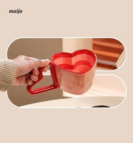 Love Heart Coffee Cup from Luguchuan