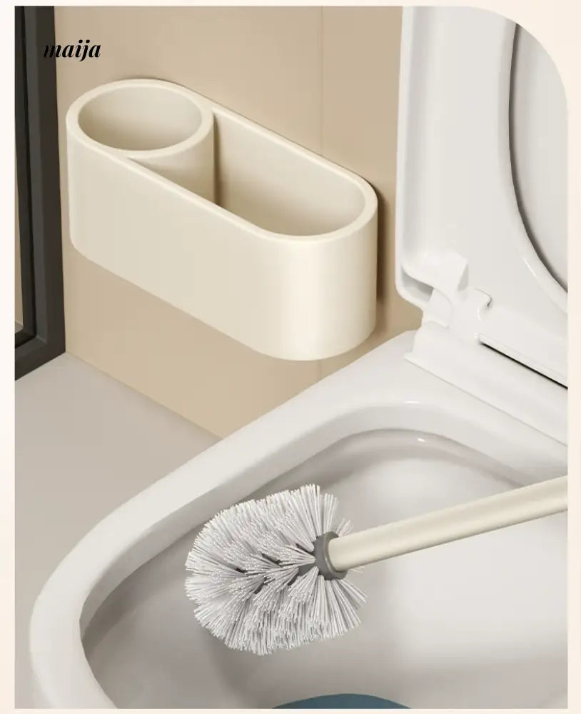 COMFBATH Cream Style Wall-Mounted Toilet Brush from COMFBATH