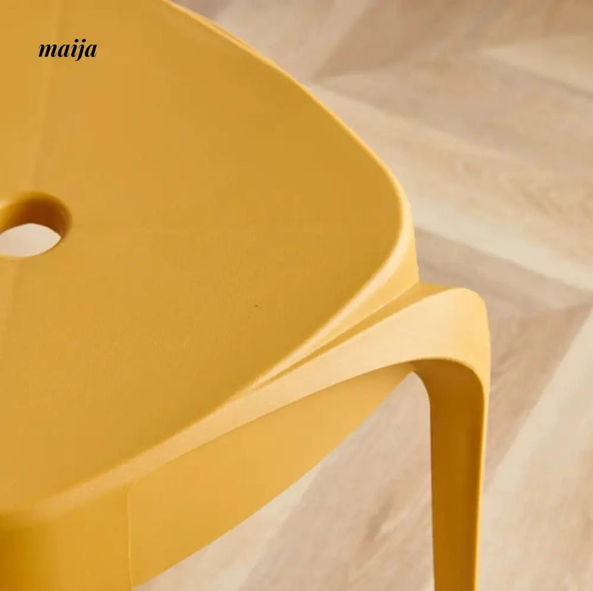 (Set of 2) Kramer Plastic Dining Stool