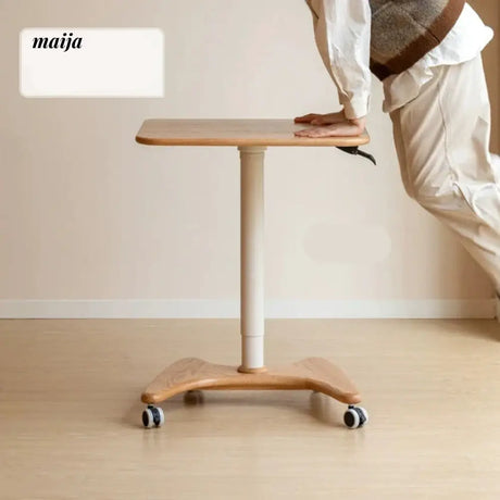 GENJI Lucian Solid Wood Lifting Work Desk from GENJI