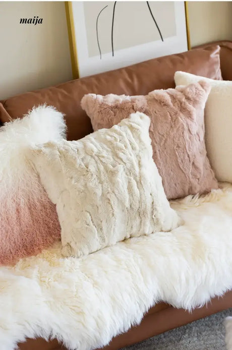 MISTYWOOD Plush Pillow with Modern Pillowcase from MISTYWOOD