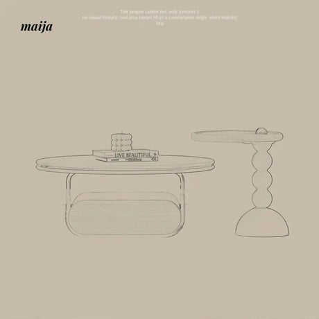 TIDELEADER Camille Coffee Table from KENZAKI