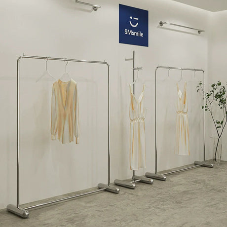 SM Finn Silver Clothing Hanger Stand from SM