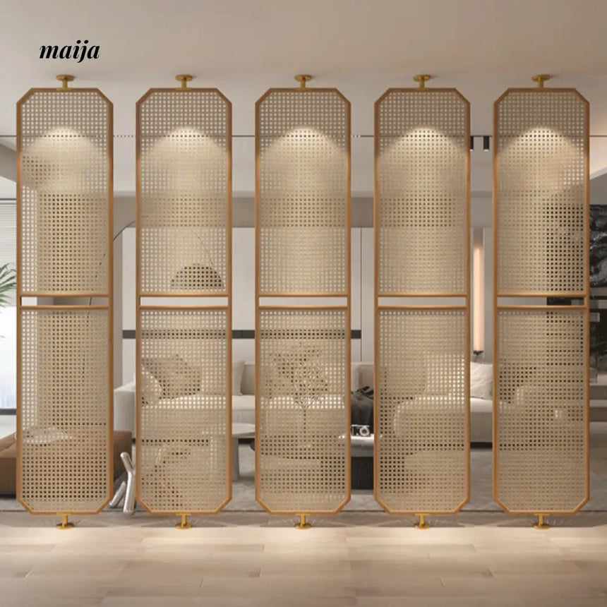 HARUNO Rachel Rattan Partition Wall from HARUNO