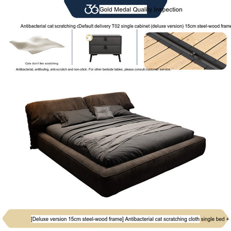 FASATI Oliver Luxurious Nordic Bed Cream  Double Bed from FASATI