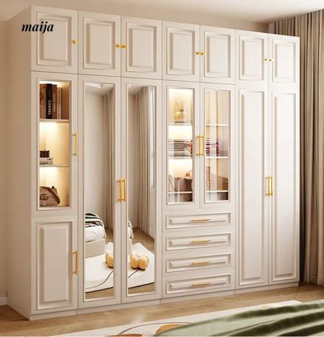 White Retro French Style Wardrobe from maija