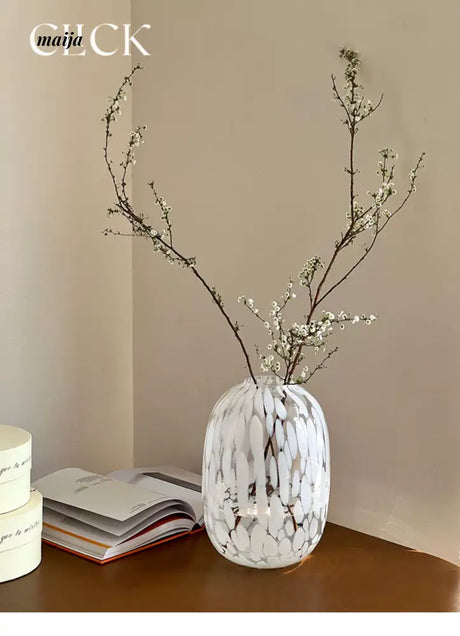 CLICK Big Belly Glass Vase for Hydroponic Flowers from CLICK