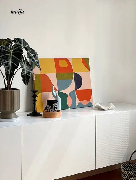 COLOURHUNTER Geometric Color Block Decorative Painting from maija