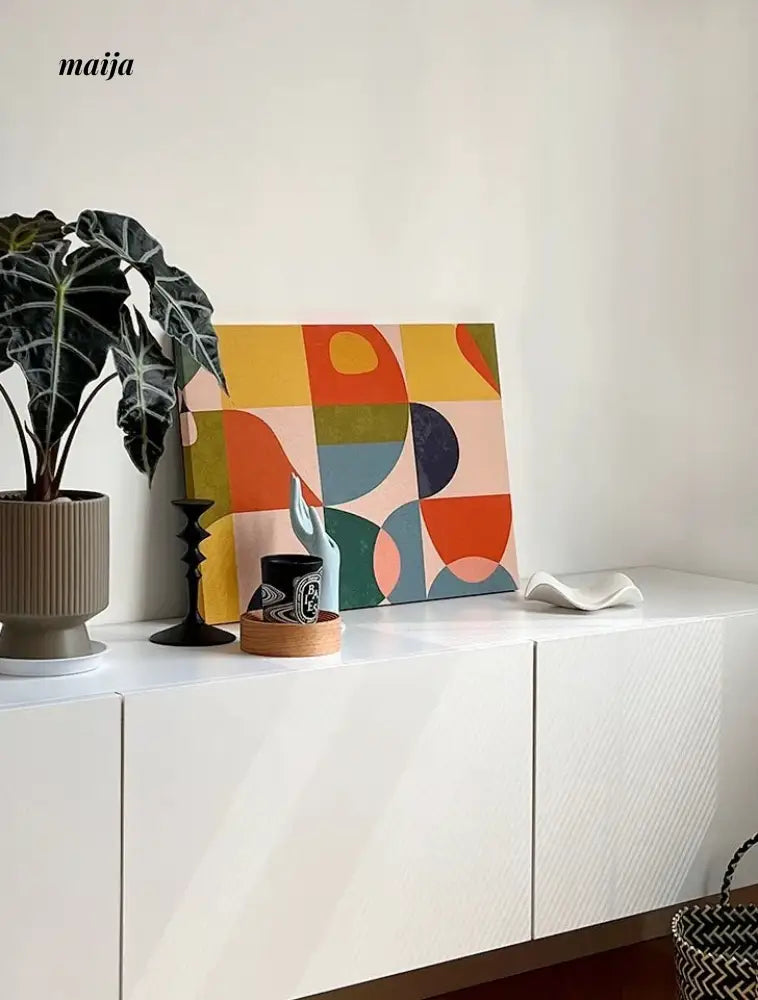 COLOURHUNTER Geometric Color Block Decorative Painting from maija