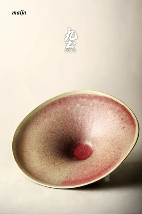 JOTO Japanese Rough Pottery Fruit Plate Sushi Tableware from JOTO