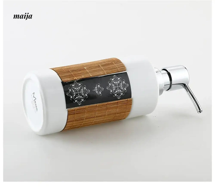 KULE HOME Retro Ceramic Hand Sanitizer and Lotion Bottle from KULE HOME