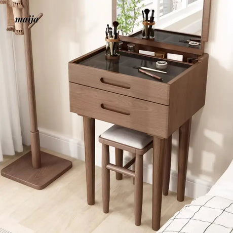 FUYUKI Lawton Dressing Stool from KENZAKI