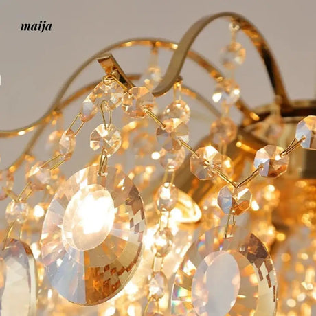 NANCY Romantic Crystal Chandelier French Retro Style from NANCY