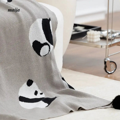 MISTYWOOD Knitted Cotton Sofa Duvet from MISTYWOOD