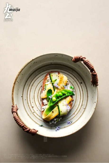 JOTO Retro Japanese Style Ceramic Fish Dish Tableware from JOTO
