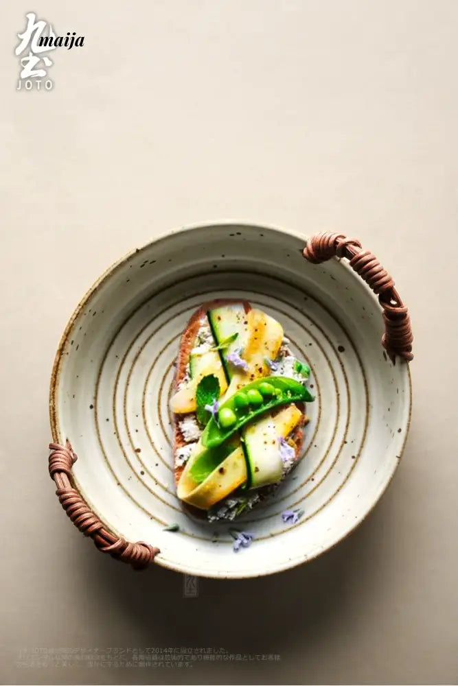JOTO Retro Japanese Style Ceramic Fish Dish Tableware from JOTO