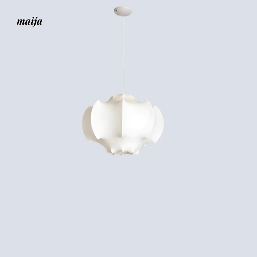 Gracie Cream Silk Ceiling Pendant Light from maija