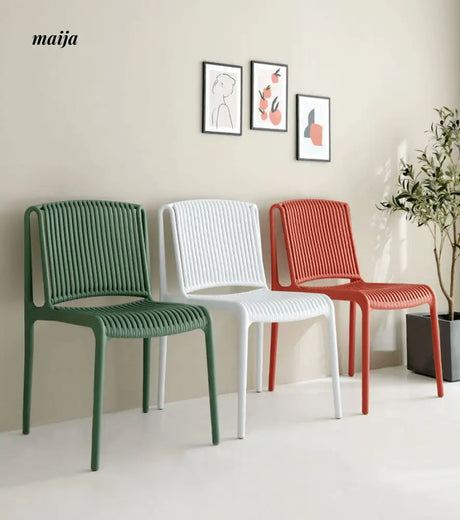 Demi Plastic Dining Chairs from Zecai