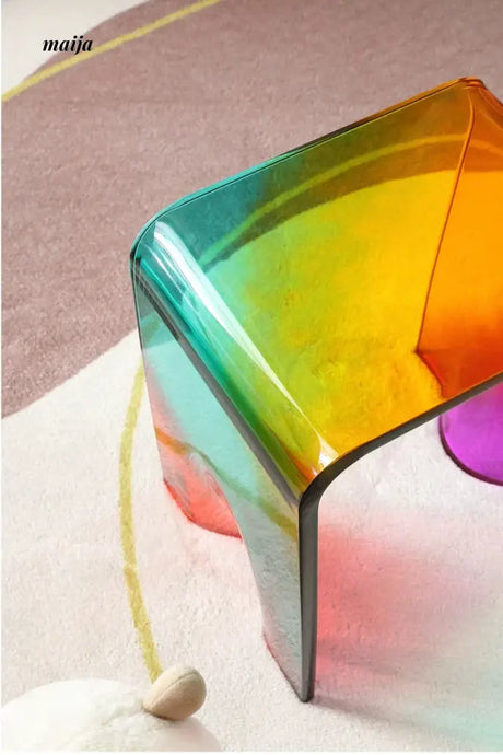 Rainbow Colourful Stool from maija