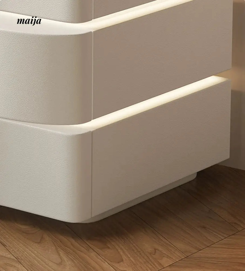 Maddie Solid Wood Bedside Table from maija