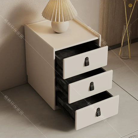 GEPH Noah Light Luxury Cream Bedside Cabinet from GEPH